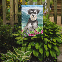 Load image into Gallery viewer, Mountain Flowers Schnauzer #2 Garden Flag - Outdoor Decorative Yard Flag CK2528GF