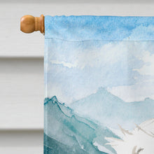 Load image into Gallery viewer, Mountain Flowers Maltese Flag Canvas House Size CK2529CHF