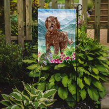 Load image into Gallery viewer, Mountain Flowers Labradoodle Garden Flag - Outdoor Decorative Yard Flag CK2532GF