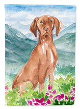 Load image into Gallery viewer, Mountain Flowers Vizsla Garden Flag - Outdoor Decorative Yard Flag CK2535GF