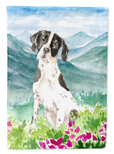 Load image into Gallery viewer, Mountain Flowers English Pointer Garden Flag - Outdoor Decorative Yard Flag CK2538GF