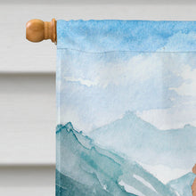 Load image into Gallery viewer, Mountain Flowers Cavapoo Flag Canvas House Size CK2539CHF