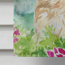 Load image into Gallery viewer, Mountain Flowers Cairn Terrier Flag Canvas House Size CK2541CHF