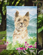 Load image into Gallery viewer, Mountain Flowers Cairn Terrier Garden Flag - Outdoor Decorative Yard Flag CK2541GF