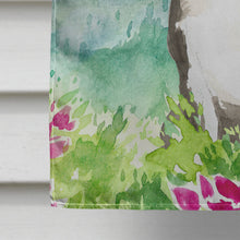 Load image into Gallery viewer, Mountain Flowers Boston Terrier Flag Canvas House Size CK2544CHF