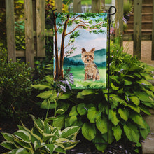 Load image into Gallery viewer, Under the Tree Yorkie Yorkshire Terrier Garden Flag - Outdoor Decorative Yard Flag CK2549GF
