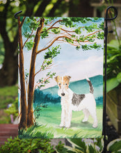 Load image into Gallery viewer, Under the Tree Fox Terrier Garden Flag - Outdoor Decorative Yard Flag CK2550GF