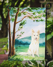 Load image into Gallery viewer, Under the Tree  White Collie Garden Flag - Outdoor Decorative Yard Flag CK2551GF
