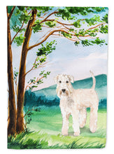Load image into Gallery viewer, Under the Tree Wheaten Terrier Garden Flag - Outdoor Decorative Yard Flag CK2552GF