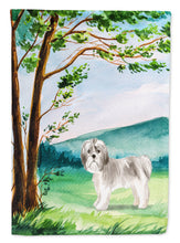 Load image into Gallery viewer, Under the Tree Shih Tzu Puppy Flag Canvas House Size CK2556CHF