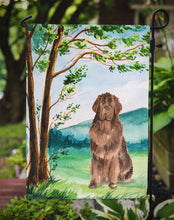 Load image into Gallery viewer, Under the Tree Newfoundland Garden Flag - Outdoor Decorative Yard Flag CK2563GF