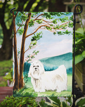 Load image into Gallery viewer, Under the Tree Maltese Garden Flag - Outdoor Decorative Yard Flag CK2565GF