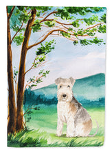 Load image into Gallery viewer, Under the Tree Lakeland Terrier Flag Canvas House Size CK2567CHF