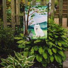 Load image into Gallery viewer, Under the Tree Japanese Spitz Garden Flag - Outdoor Decorative Yard Flag CK2569GF