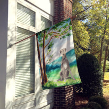 Load image into Gallery viewer, Under the Tree Irish Wolfhound Flag Canvas House Size CK2570CHF