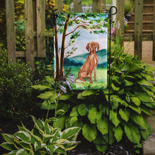 Load image into Gallery viewer, Under the Tree Vizsla Garden Flag - Outdoor Decorative Yard Flag CK2571GF