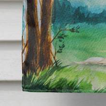 Load image into Gallery viewer, Under the Tree Golden Retriever Flag Canvas House Size CK2572CHF