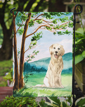 Load image into Gallery viewer, Under the Tree Golden Retriever Garden Flag - Outdoor Decorative Yard Flag CK2572GF