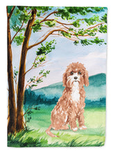 Load image into Gallery viewer, Under the Tree Cavapoo Flag Canvas House Size CK2575CHF