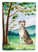 Load image into Gallery viewer, Under the Tree Catahoula Leopard Dog Garden Flag - Outdoor Decorative Yard Flag CK2576GF