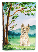 Load image into Gallery viewer, Under the Tree Cairn Terrier Flag Canvas House Size CK2577CHF