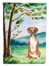 Load image into Gallery viewer, Under the Tree Boxer Flag Canvas House Size CK2578CHF