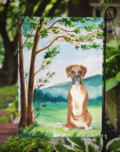 Load image into Gallery viewer, Under the Tree Boxer Garden Flag - Outdoor Decorative Yard Flag CK2578GF
