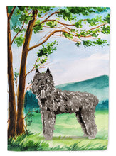 Load image into Gallery viewer, Under the Tree Bouvier des Flandres Garden Flag - Outdoor Decorative Yard Flag CK2579GF