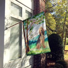 Load image into Gallery viewer, Under the Tree Bloodhound Flag Canvas House Size CK2581CHF