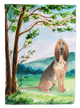 Load image into Gallery viewer, Under the Tree Bloodhound Flag Canvas House Size CK2581CHF