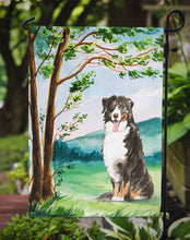 Load image into Gallery viewer, Under the Tree Bernese Mountain Dog Garden Flag - Outdoor Decorative Yard Flag CK2583GF