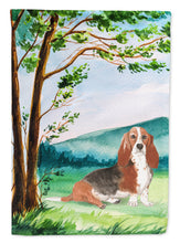 Load image into Gallery viewer, Under the Tree Basset Hound Garden Flag - Outdoor Decorative Yard Flag CK2584GF