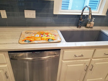 Load image into Gallery viewer, Fall Harvest Maltese Dish Drying Mat – Absorbent, Artistic Kitchen Essentials CK2626DDM