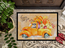 Load image into Gallery viewer, Fall Harvest Schnauzer Doormat - 18x27 Decorative Floor Mat – Indoor/Outdoor Rug with Artistic Flair CK2627MAT