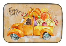 Load image into Gallery viewer, Fall Harvest Newfoundland Dish Drying Mat – Absorbent, Artistic Kitchen Essentials CK2628DDM