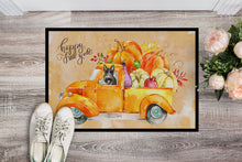Load image into Gallery viewer, Fall Harvest Scottish Terrier Doormat - 24x36 Decorative Floor Mat – Indoor/Outdoor Rug with Artistic Flair CK2632JMAT
