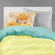 Load image into Gallery viewer, Fall Harvest Scottish Terrier  Standard Pillowcase – Artistic Decorative Front, White Back CK2632PILLOWCASE