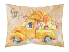 Load image into Gallery viewer, Fall Harvest Black Labrador Retriever  Standard Pillowcase – Artistic Decorative Front, White Back CK2647PILLOWCASE