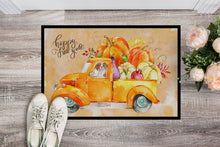 Load image into Gallery viewer, Fall Harvest Brittany Spaniel Doormat - 24x36 Decorative Floor Mat – Indoor/Outdoor Rug with Artistic Flair CK2648JMAT