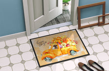 Load image into Gallery viewer, Fall Harvest Chocolate Labrador Retriever Doormat - 24x36 Decorative Floor Mat – Indoor/Outdoor Rug with Artistic Flair CK2649JMAT