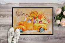 Load image into Gallery viewer, Fall Harvest Blenheim Cavalier Spaniel Doormat - 18x27 Decorative Floor Mat – Indoor/Outdoor Rug with Artistic Flair CK2650MAT