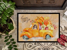 Load image into Gallery viewer, Fall Harvest Brown Parti Cocker Spaniel Doormat - 24x36 Decorative Floor Mat – Indoor/Outdoor Rug with Artistic Flair CK2659JMAT