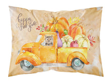 Load image into Gallery viewer, Fall Harvest Norwich Terrier  Standard Pillowcase – Artistic Decorative Front, White Back CK2673PILLOWCASE