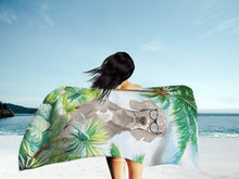 Load image into Gallery viewer, Weimaraner Beach Towel – Premium Towel Large, Colorful, and Ultra-Soft for Pool or Beach CK2995TWL3060