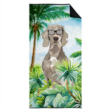 Load image into Gallery viewer, Weimaraner Beach Towel – Premium Towel Large, Colorful, and Ultra-Soft for Pool or Beach CK2995TWL3060