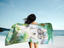 Load image into Gallery viewer, Siberian Husky Beach Towel – Premium Towel Large, Colorful, and Ultra-Soft for Pool or Beach CK2997TWL3060