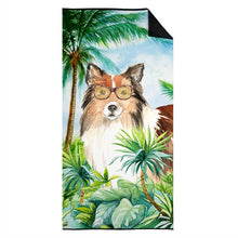 Load image into Gallery viewer, Sheltie Beach Towel – Premium Towel Large, Colorful, and Ultra-Soft for Pool or Beach CK3000TWL3060