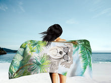 Load image into Gallery viewer, Schnauzer #1 Beach Towel – Premium Towel Large, Colorful, and Ultra-Soft for Pool or Beach CK3002TWL3060