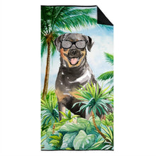 Load image into Gallery viewer, Rottweiler Beach Towel – Premium Towel Large, Colorful, and Ultra-Soft for Pool or Beach CK3004TWL3060