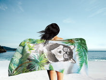 Load image into Gallery viewer, Alaskan Malamute Beach Towel – Premium Towel Large, Colorful, and Ultra-Soft for Pool or Beach CK3008TWL3060